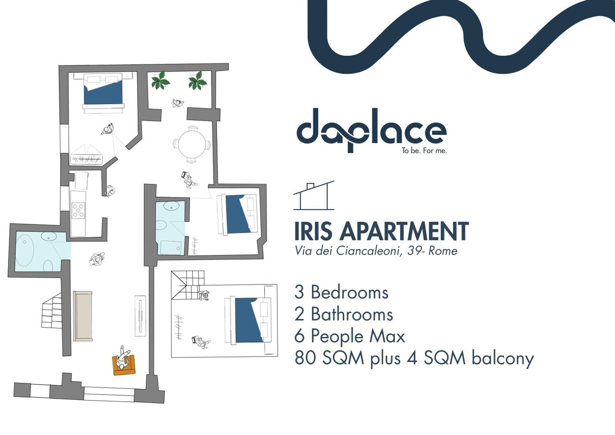 Daplace - Iris Apartment Rom Exterior foto